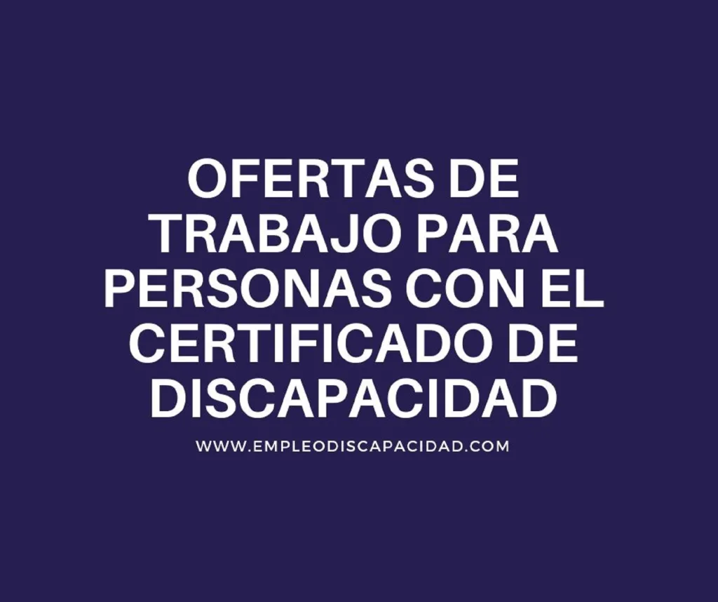 Empleo discapacidad