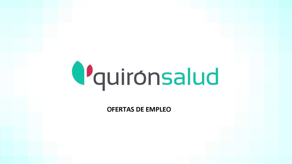 Ofertas de empleo del grupo quiron